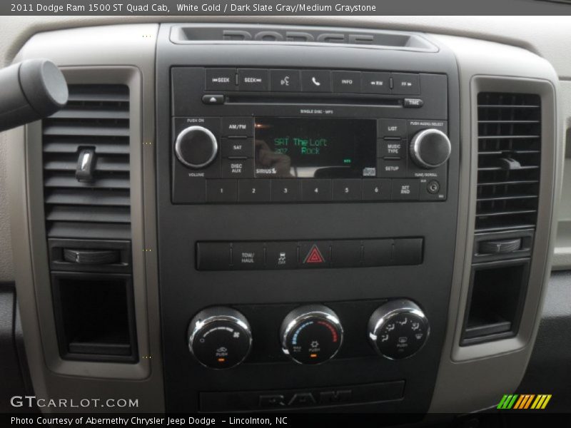 White Gold / Dark Slate Gray/Medium Graystone 2011 Dodge Ram 1500 ST Quad Cab