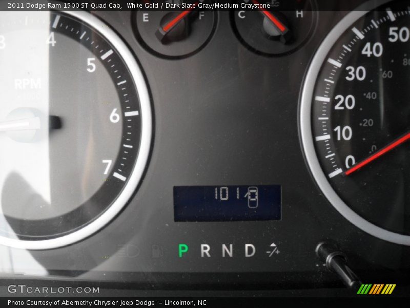 White Gold / Dark Slate Gray/Medium Graystone 2011 Dodge Ram 1500 ST Quad Cab