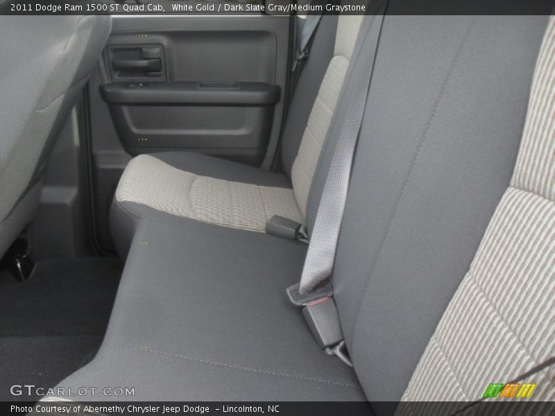 White Gold / Dark Slate Gray/Medium Graystone 2011 Dodge Ram 1500 ST Quad Cab