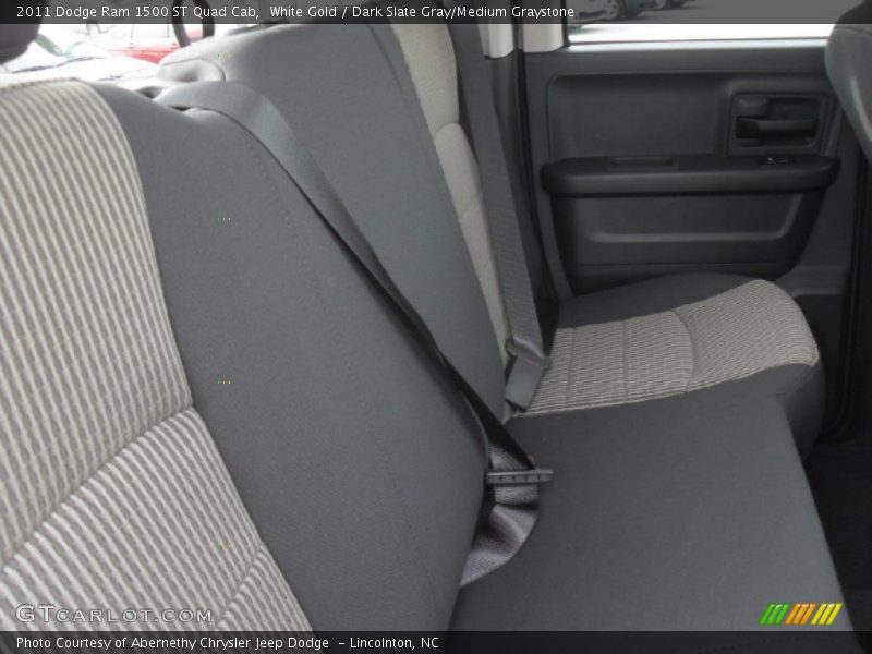 White Gold / Dark Slate Gray/Medium Graystone 2011 Dodge Ram 1500 ST Quad Cab