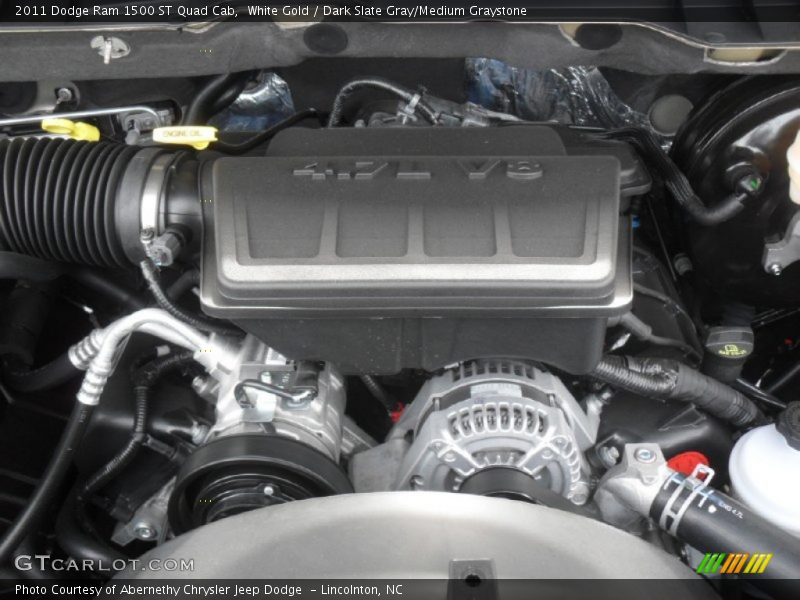 White Gold / Dark Slate Gray/Medium Graystone 2011 Dodge Ram 1500 ST Quad Cab