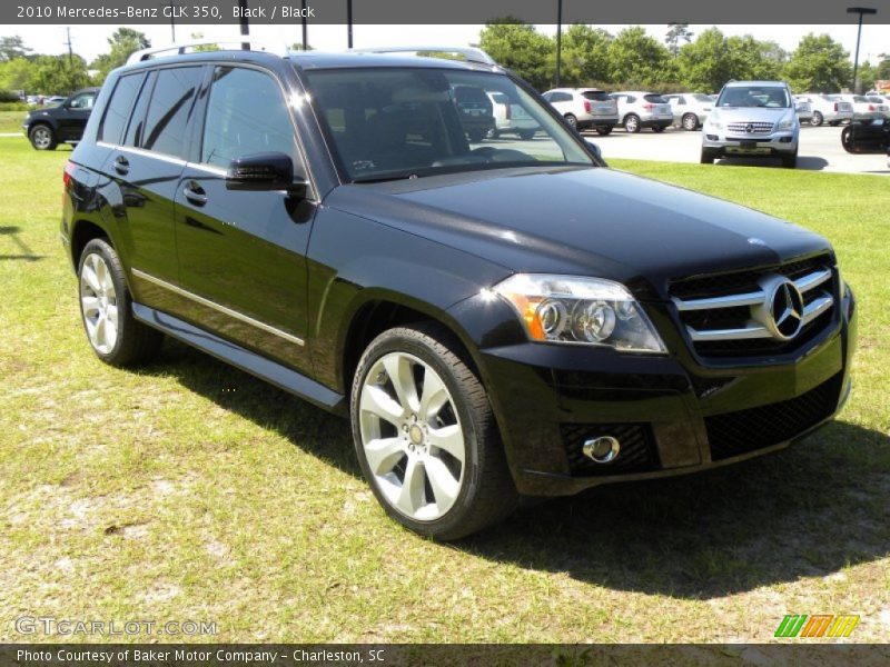 Black / Black 2010 Mercedes-Benz GLK 350
