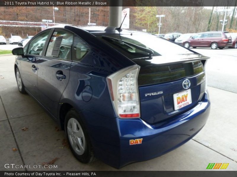 Blue Ribbon Metallic / Bisque 2011 Toyota Prius Hybrid IV