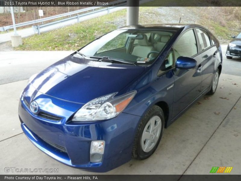 Blue Ribbon Metallic / Bisque 2011 Toyota Prius Hybrid IV