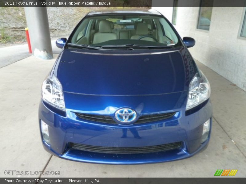 Blue Ribbon Metallic / Bisque 2011 Toyota Prius Hybrid IV