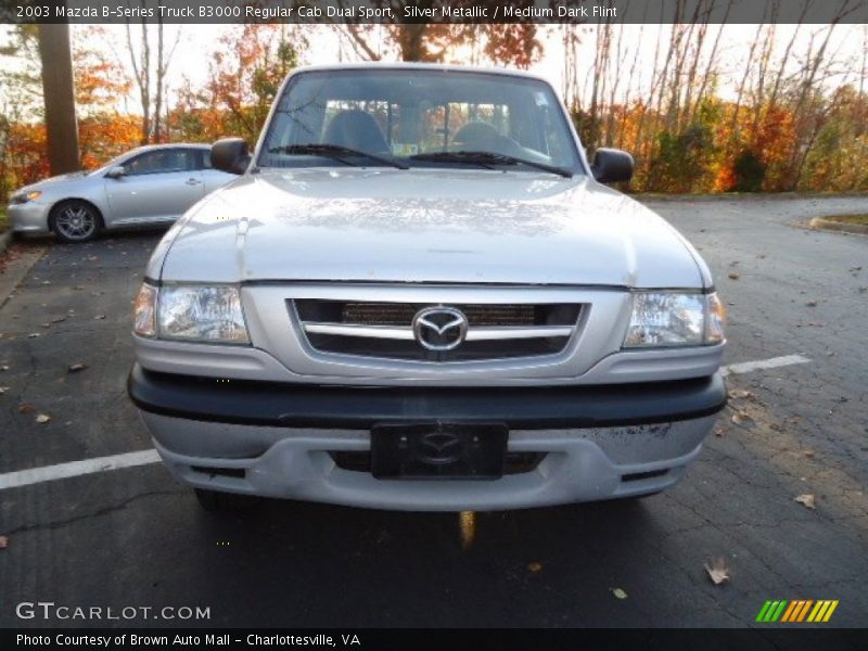 Silver Metallic / Medium Dark Flint 2003 Mazda B-Series Truck B3000 Regular Cab Dual Sport