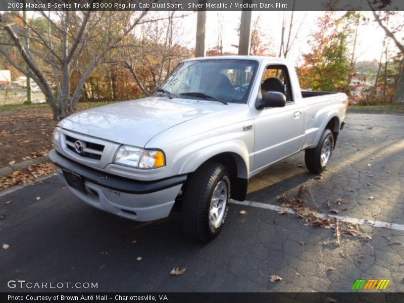 Silver Metallic / Medium Dark Flint 2003 Mazda B-Series Truck B3000 Regular Cab Dual Sport