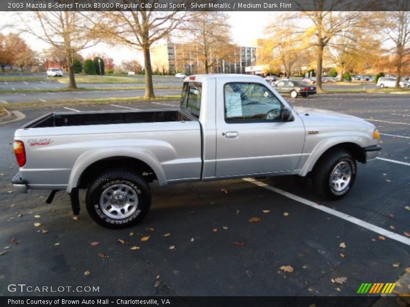 Silver Metallic / Medium Dark Flint 2003 Mazda B-Series Truck B3000 Regular Cab Dual Sport