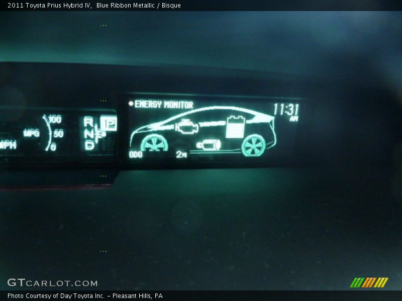Blue Ribbon Metallic / Bisque 2011 Toyota Prius Hybrid IV