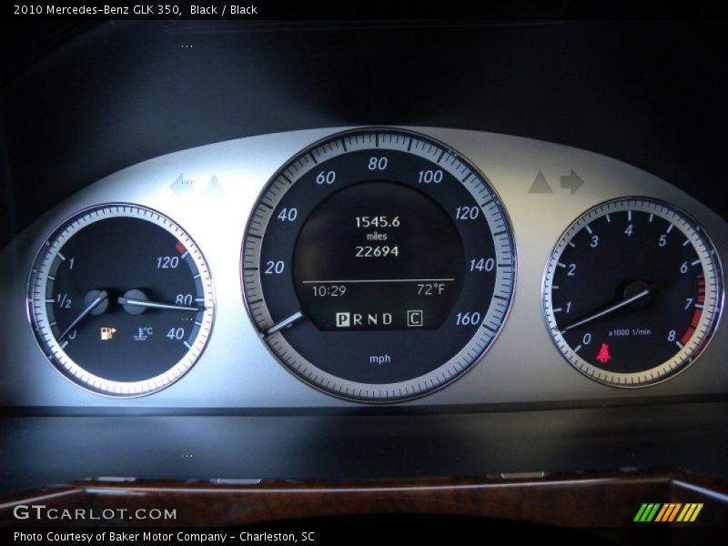 Black / Black 2010 Mercedes-Benz GLK 350