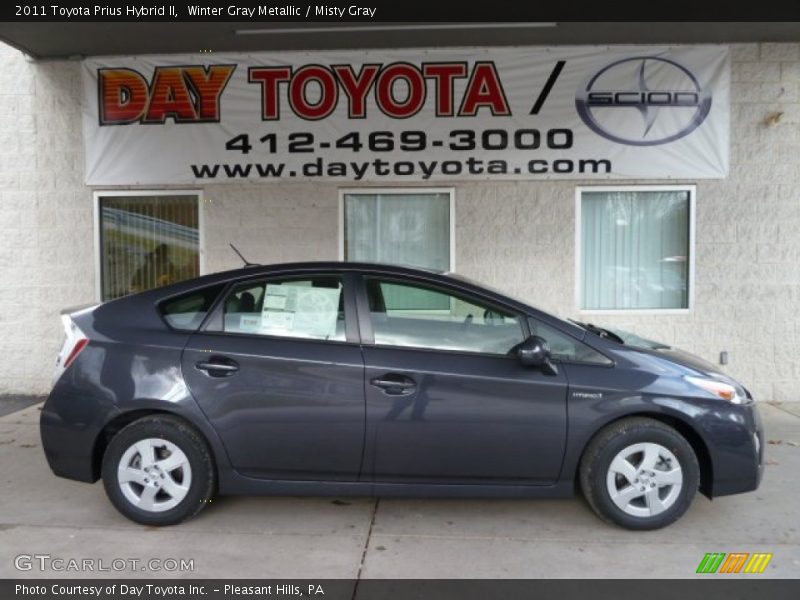 Winter Gray Metallic / Misty Gray 2011 Toyota Prius Hybrid II