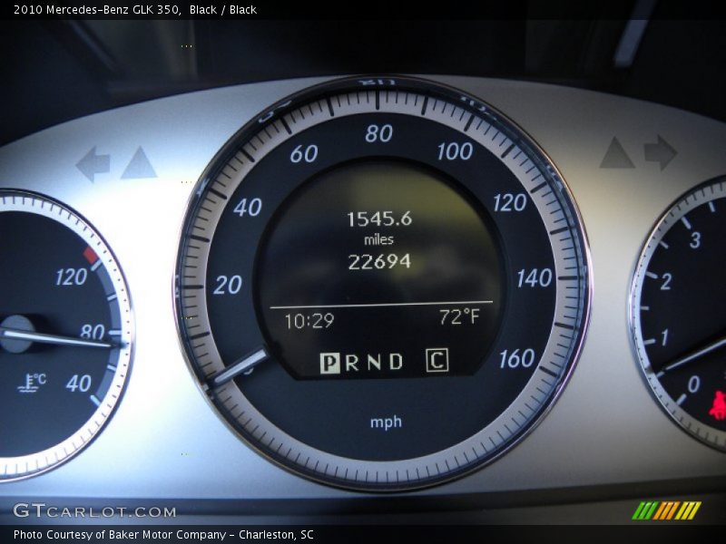 Black / Black 2010 Mercedes-Benz GLK 350
