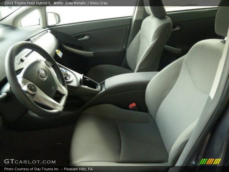Winter Gray Metallic / Misty Gray 2011 Toyota Prius Hybrid II