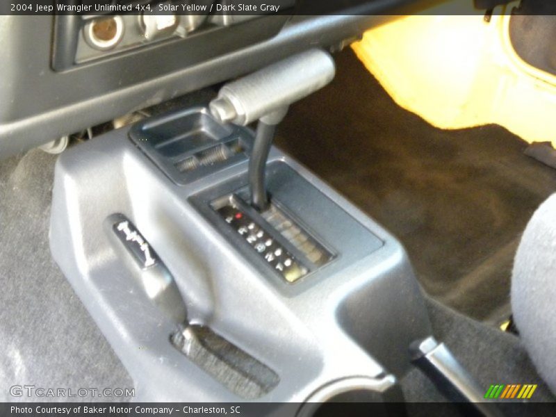 Solar Yellow / Dark Slate Gray 2004 Jeep Wrangler Unlimited 4x4