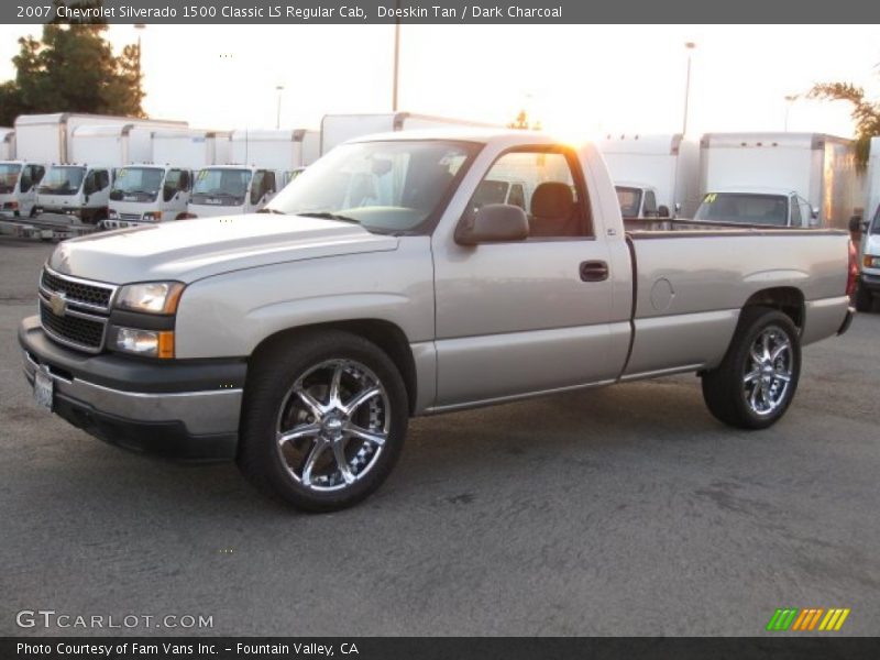 Doeskin Tan / Dark Charcoal 2007 Chevrolet Silverado 1500 Classic LS Regular Cab