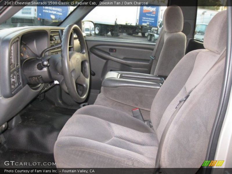 Doeskin Tan / Dark Charcoal 2007 Chevrolet Silverado 1500 Classic LS Regular Cab