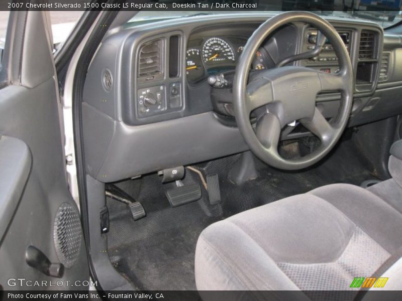 Doeskin Tan / Dark Charcoal 2007 Chevrolet Silverado 1500 Classic LS Regular Cab