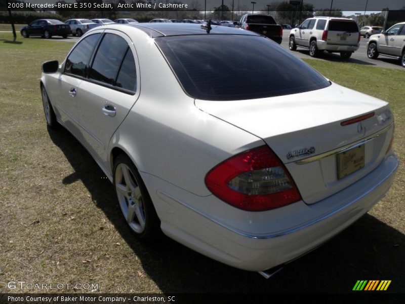 Arctic White / Cashmere 2008 Mercedes-Benz E 350 Sedan
