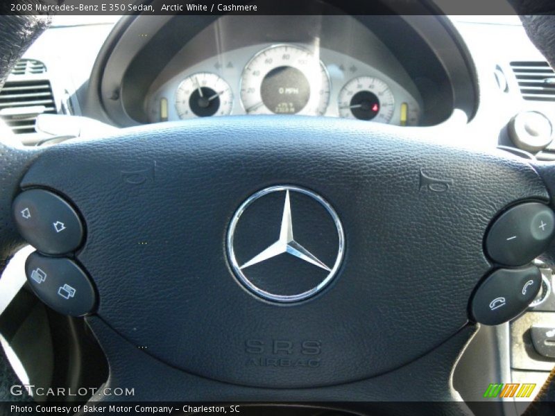 Arctic White / Cashmere 2008 Mercedes-Benz E 350 Sedan