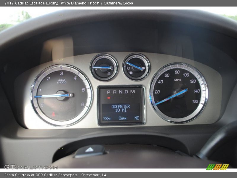 2012 Escalade Luxury Luxury Gauges