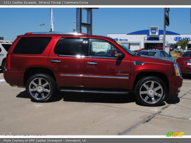 Infrared Tincoat / Cashmere/Cocoa 2011 Cadillac Escalade