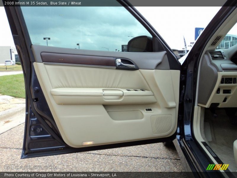 Blue Slate / Wheat 2008 Infiniti M 35 Sedan