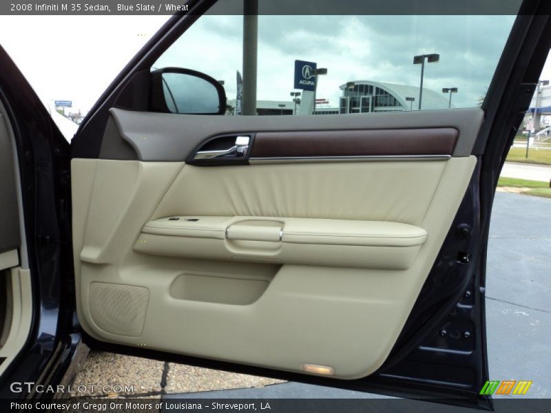 Blue Slate / Wheat 2008 Infiniti M 35 Sedan