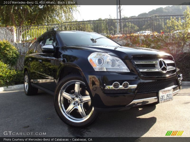 Black / Black 2010 Mercedes-Benz GL 450 4Matic