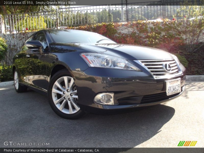 Smoky Granite Mica / Black 2010 Lexus ES 350