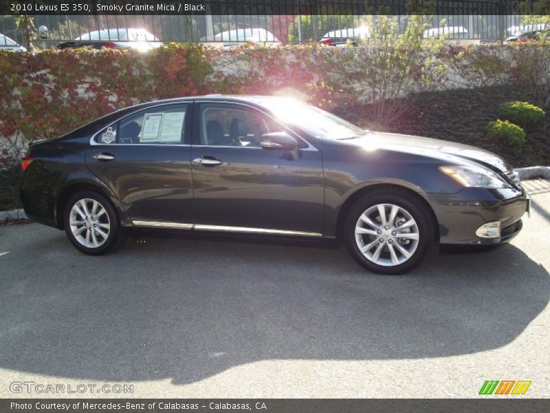 Smoky Granite Mica / Black 2010 Lexus ES 350