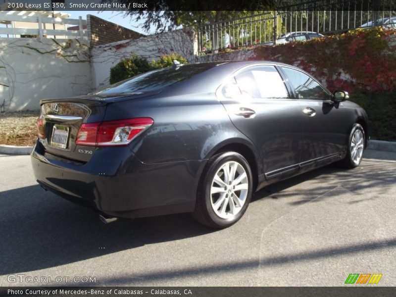 Smoky Granite Mica / Black 2010 Lexus ES 350