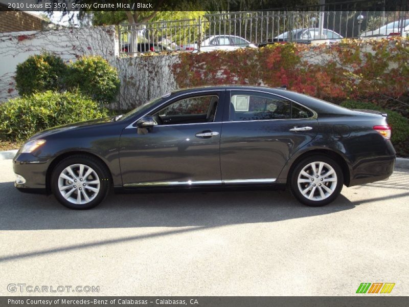 Smoky Granite Mica / Black 2010 Lexus ES 350