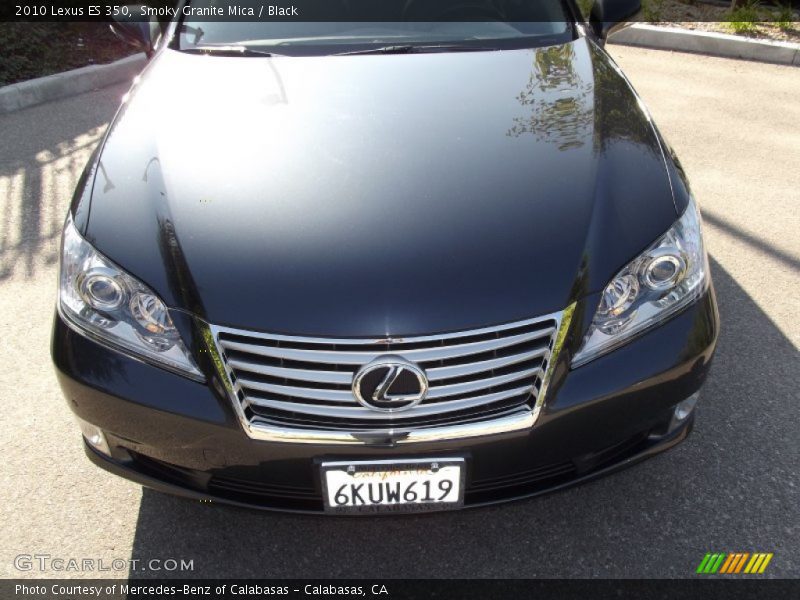 Smoky Granite Mica / Black 2010 Lexus ES 350