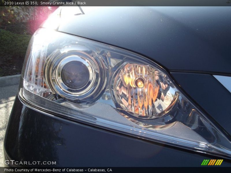 Smoky Granite Mica / Black 2010 Lexus ES 350