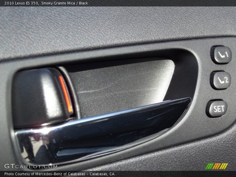 Smoky Granite Mica / Black 2010 Lexus ES 350
