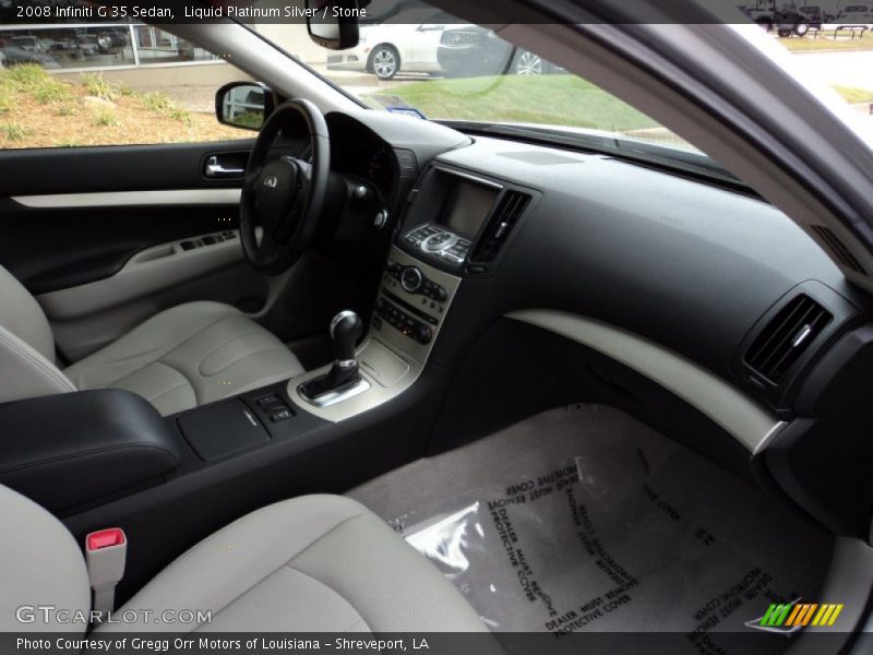 Liquid Platinum Silver / Stone 2008 Infiniti G 35 Sedan