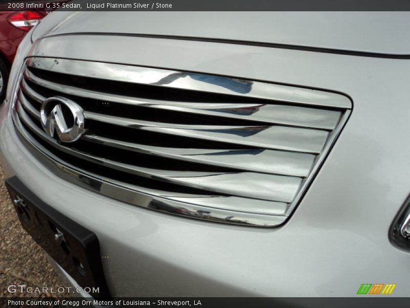 Liquid Platinum Silver / Stone 2008 Infiniti G 35 Sedan