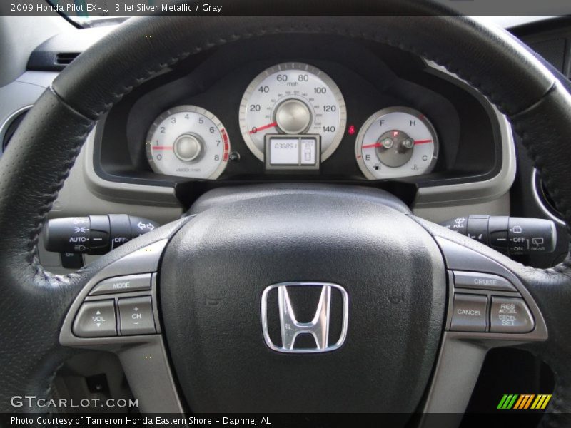 Billet Silver Metallic / Gray 2009 Honda Pilot EX-L