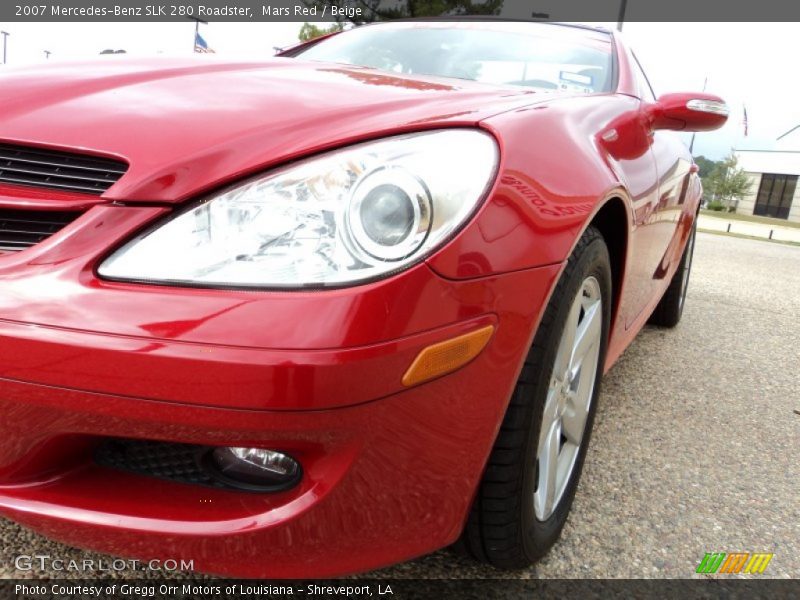 Mars Red / Beige 2007 Mercedes-Benz SLK 280 Roadster