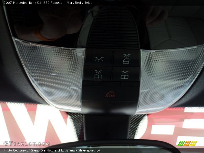 Mars Red / Beige 2007 Mercedes-Benz SLK 280 Roadster