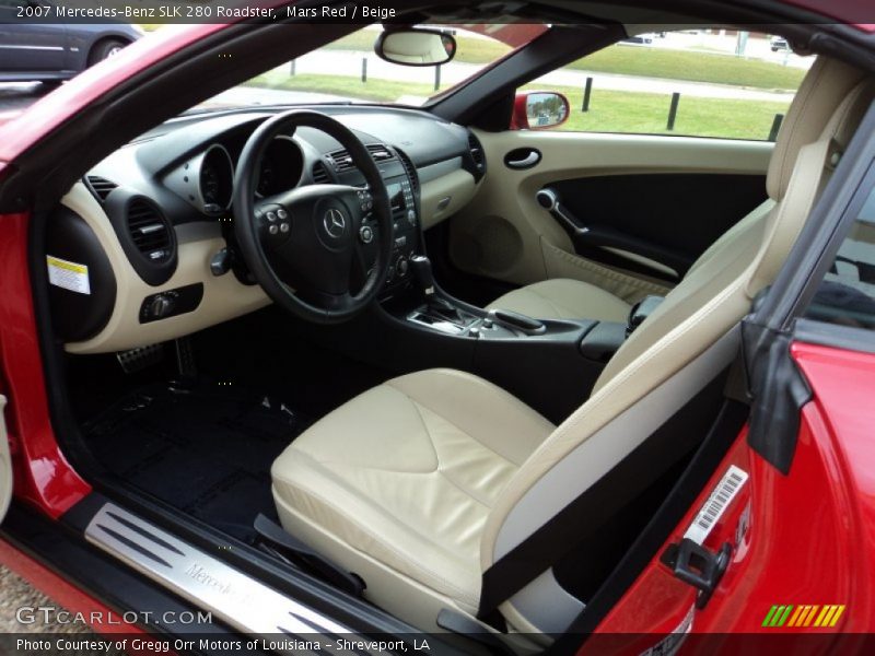 Mars Red / Beige 2007 Mercedes-Benz SLK 280 Roadster