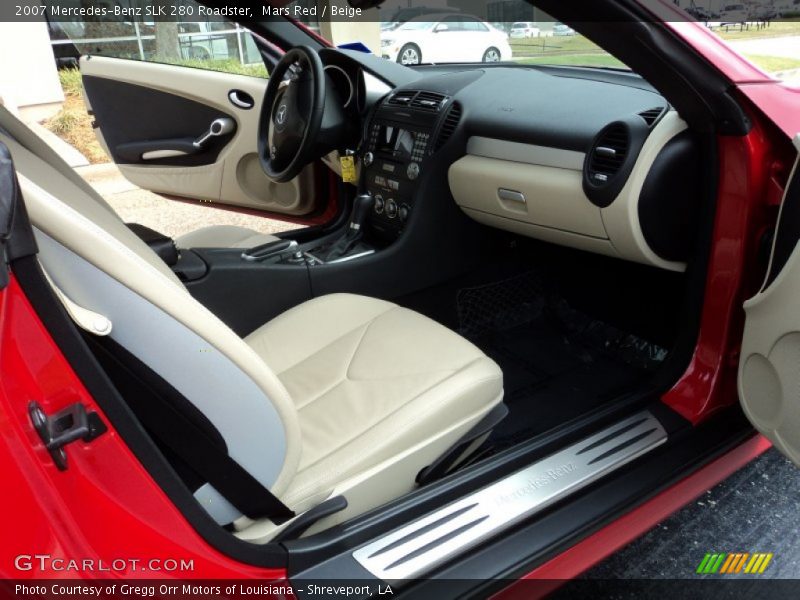 Mars Red / Beige 2007 Mercedes-Benz SLK 280 Roadster