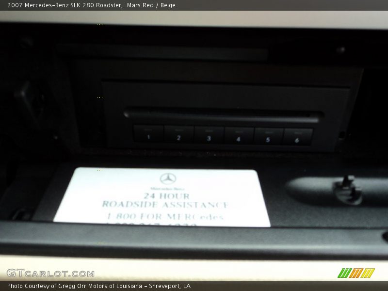 Mars Red / Beige 2007 Mercedes-Benz SLK 280 Roadster