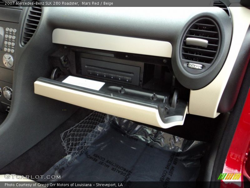 Mars Red / Beige 2007 Mercedes-Benz SLK 280 Roadster