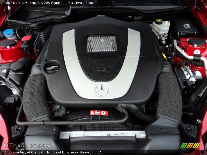 Mars Red / Beige 2007 Mercedes-Benz SLK 280 Roadster