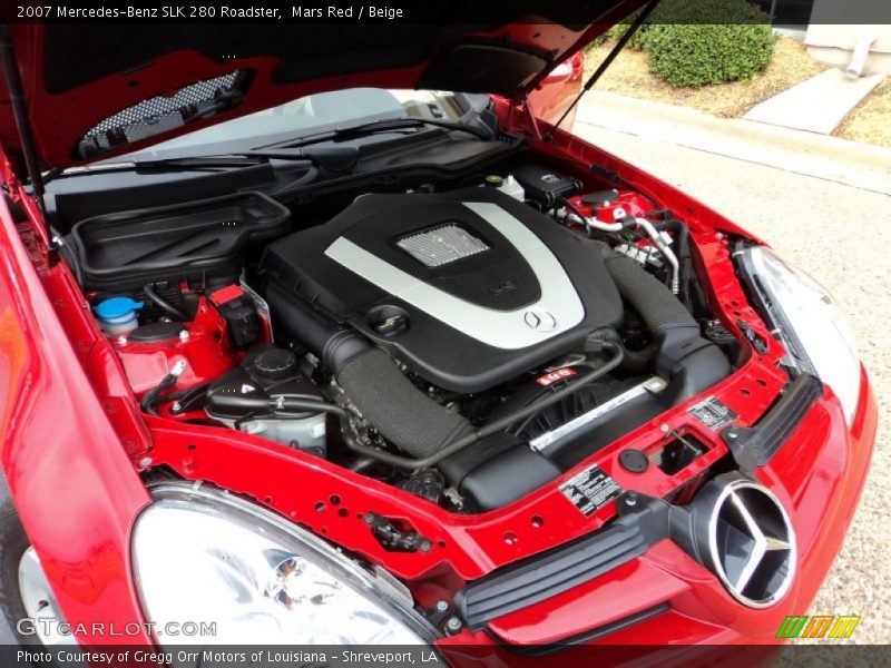 Mars Red / Beige 2007 Mercedes-Benz SLK 280 Roadster