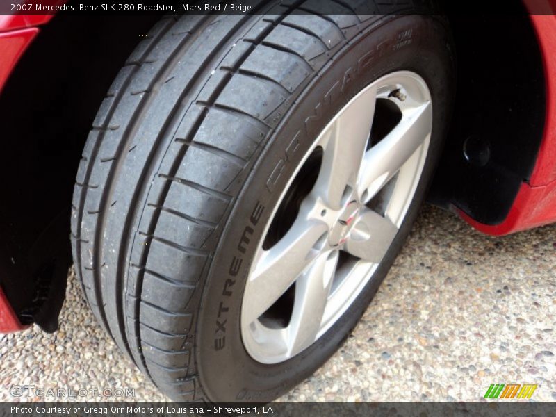 Mars Red / Beige 2007 Mercedes-Benz SLK 280 Roadster