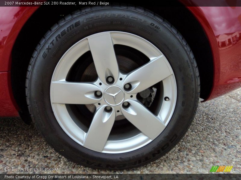 Mars Red / Beige 2007 Mercedes-Benz SLK 280 Roadster
