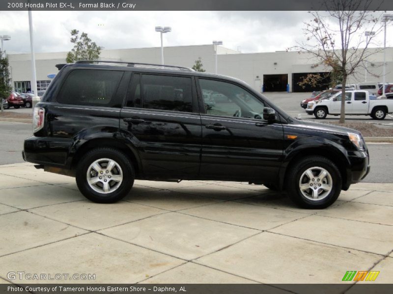 Formal Black / Gray 2008 Honda Pilot EX-L