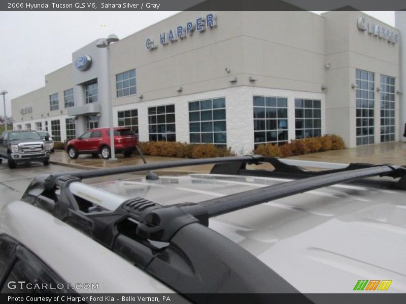 Sahara Silver / Gray 2006 Hyundai Tucson GLS V6